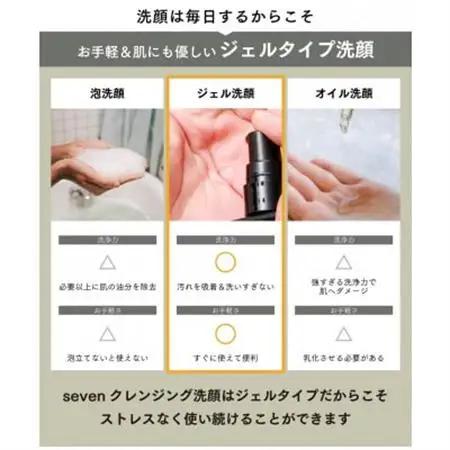 SEVEN　クレンジング洗顔　150ml【1720671】