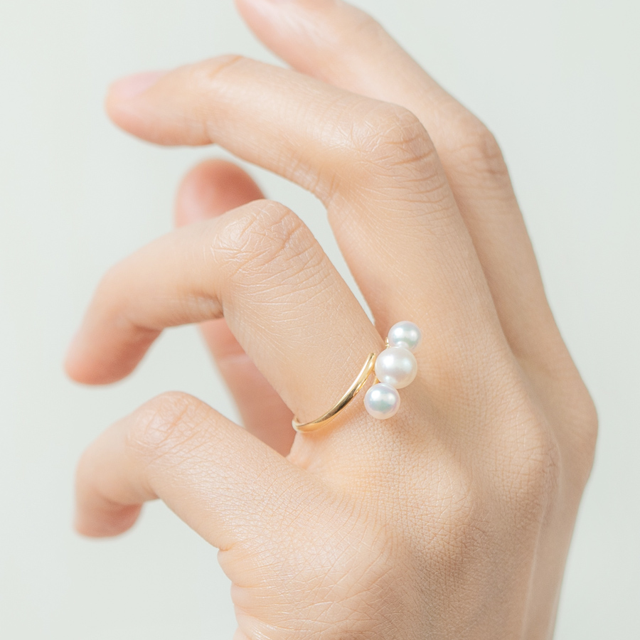＜ONOV　LUXE＞リング　Erin　アコヤパール　K18