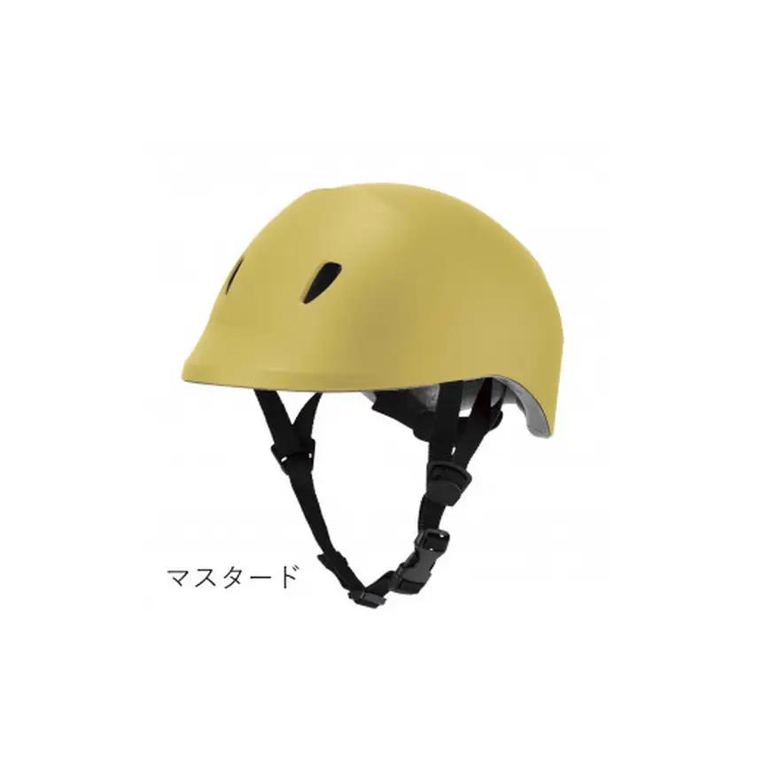 [15-67-2] カジュアル 自転車ヘルメットdolphin Lサイズ(マスタード)