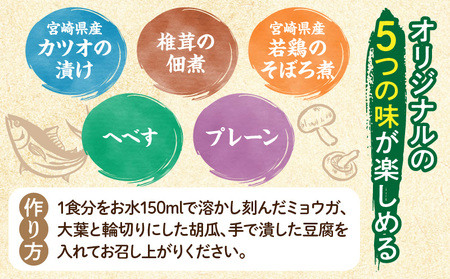 「小料理ひゅう」冷や汁 5種10食セット 郷土料理 冷や汁 カツオの漬け 佃煮 そぼろ煮 へべす 小料理ひゅう
