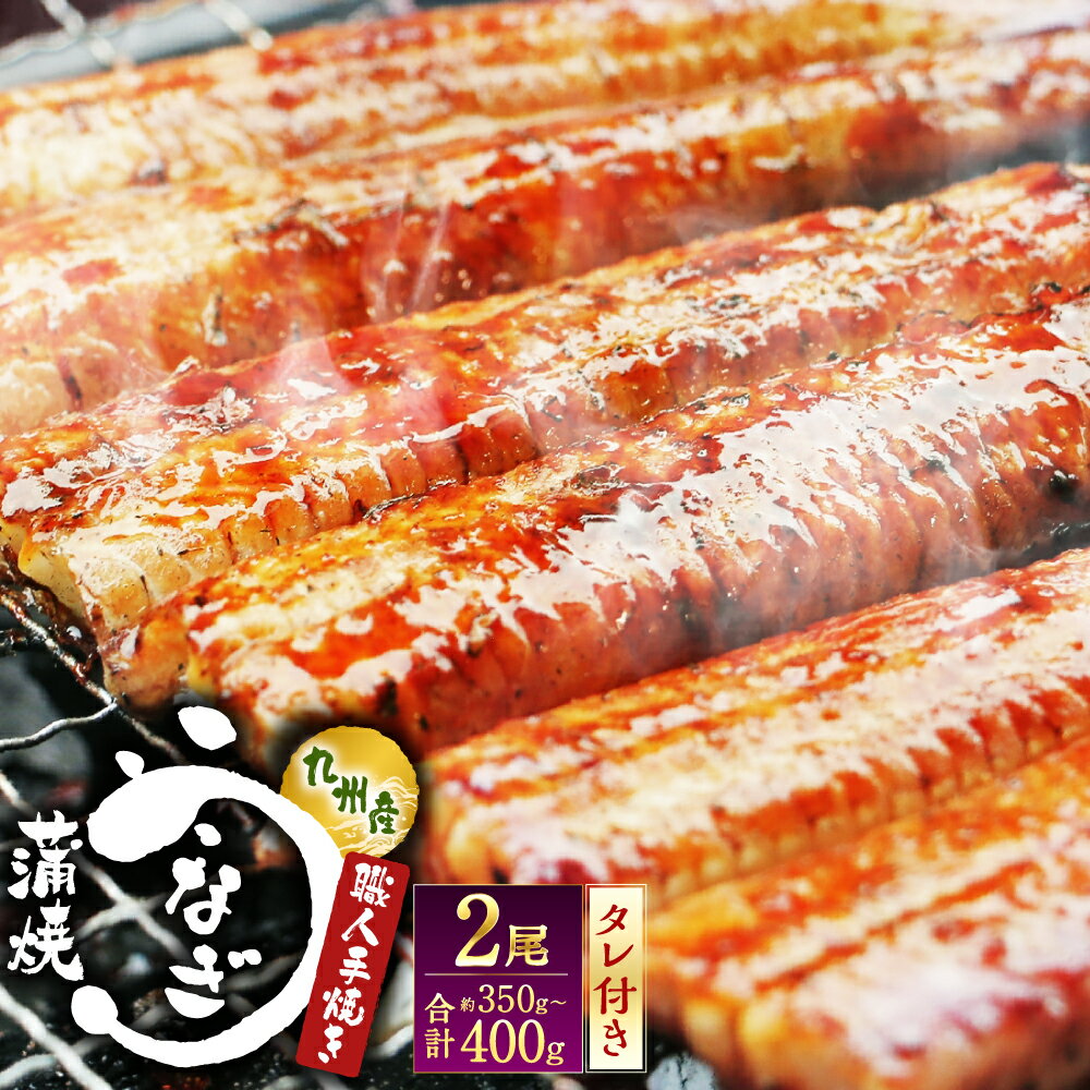 【ふるさと納税】＜うなぎ蒲焼 （175〜200g）×2尾＞ ※入金確認後、翌月末迄に順次出荷します。タレ付き ウナギ 鰻 九州産 宮崎県 高鍋町【冷凍】