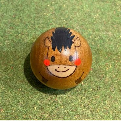 ふるさと納税 吉岡町 【こけしげのコケシ】コロこけし 干支 午(うま)