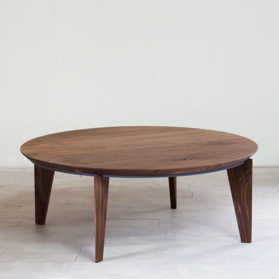 ＜FolivorA＞EN kotatsu table walnut Φ100　（組立式）