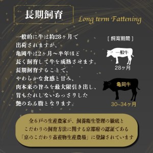 亀岡牛 赤身すき焼き用 1kg すき焼き