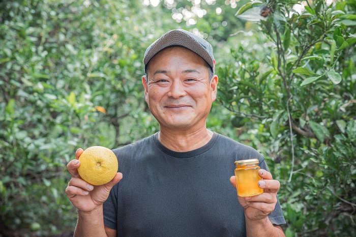 国産みかんはちみつ：伊豆の陽だまり みかんの生はちみつ（贈答用150g×2本） 1378 ／ Honey・D  国産 ハチミツ 非加熱 無添加 静岡県 東伊豆町