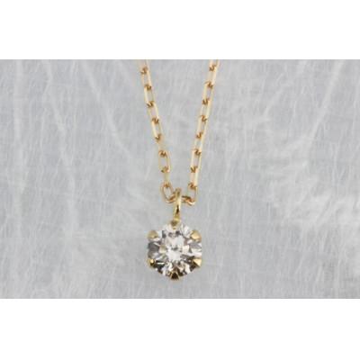 ふるさと納税 山梨県 K18YG ブラウンダイヤモンド 0.15ct ペンダント(1点) |  | 01