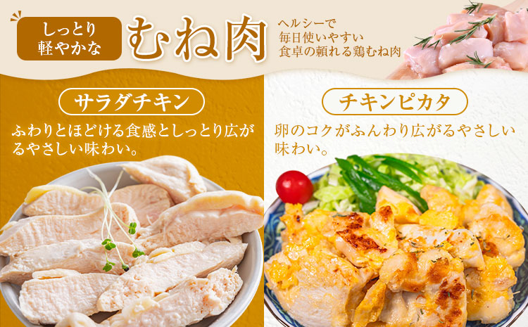 【12ヶ月定期便】 鹿児島県産 鶏肉 むね肉 3kg《お申込み翌月から出荷》鹿児島県 さつま町 送料無料 鶏 鳥 もも 肉 小分け セット 国産 冷凍 大容量 カット