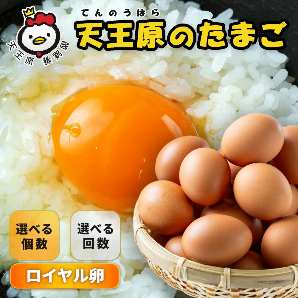 【ふるさと納税】＼選べる個数・回数／ 【定期便】天王原のたまご ロイヤル卵 30個 50個 160個 1〜12回 | たまご 卵 玉子 タマゴ 濃厚 食べ比べ ハリ 弾力 ボリューム 甘味 旨味 卵黄 卵かけご飯 卵焼き パンの材料 お中元 お歳暮 内祝い 快気祝い