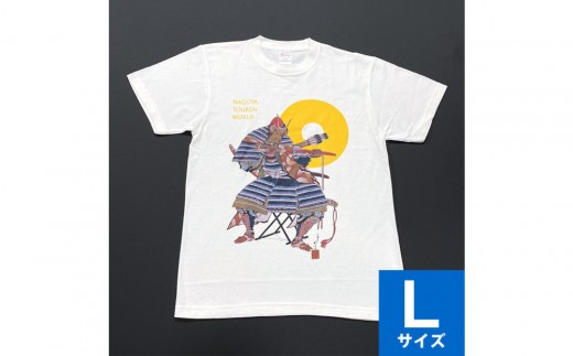オリジナル【加藤清正Tシャツ】Lサイズ（ホワイト）／名古屋刀剣博物館