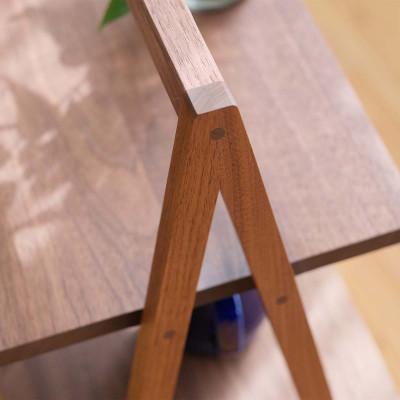 ふるさと納税 府中市 府中市の家具　インテリアシェルフ3段　ウォールナット材 |  | 02