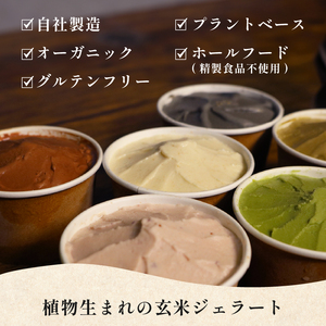 玄米 ジェラート 6個入り 京都 菓子 玄米 無添加 おやつ ヴィーガン ビーガン 宇治 茶