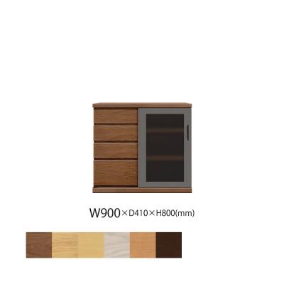 ふるさと納税 大川市 天然木リビング家具アーザ(サイドボード)90cm  H80【選べるカラー:6色】