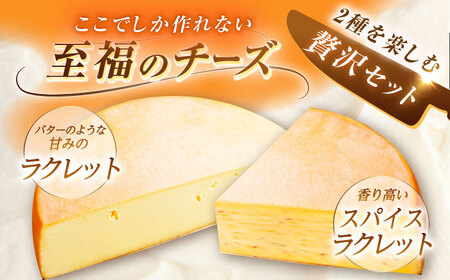 北海道 しあわせラクレット500g【個包装】とスパイスラクレット500g【個包装】《足寄町》【しあわせチーズ工房】チーズ ラクレット ラクレットチーズ 生乳 ミルク 乳製品 チーズフォンデュ 北海道産
