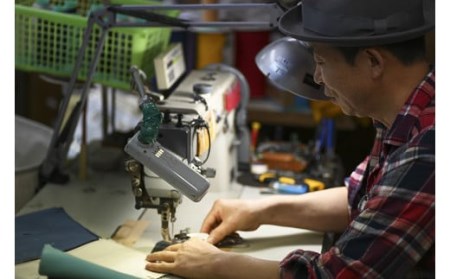 Ｌ字ファスナーミニウォレット（大）キャメル 073N-002-CAMEL