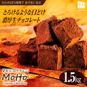 【ふるさと納税】訳あり濃厚 生チョコレート 約1.5kg | 生チョコ スイーツ 自分用チョコ プレゼント 贈答用 洋菓子 菓子 カカオ スイートチョコ 大容量 簡易包装 業務用 ご家庭 お子様 おやつ 贈答 ギフト お取り寄せ わけあり ワケアリ 自社 製菓 山口県 宇部市