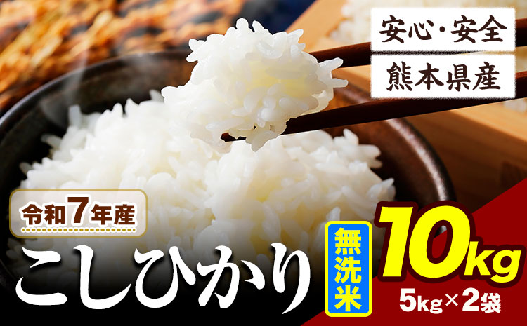 令和7年産  こしひかり 無洗米 10kg 《7-14日以内に出荷予定(土日祝除く)》阿蘇 うぶやま 米 熊本県産 ふるさと納税 米 こめ ふるさとのうぜい コシヒカリ コメ お米 おこめ---ubuyama_lcl_983_10kg---