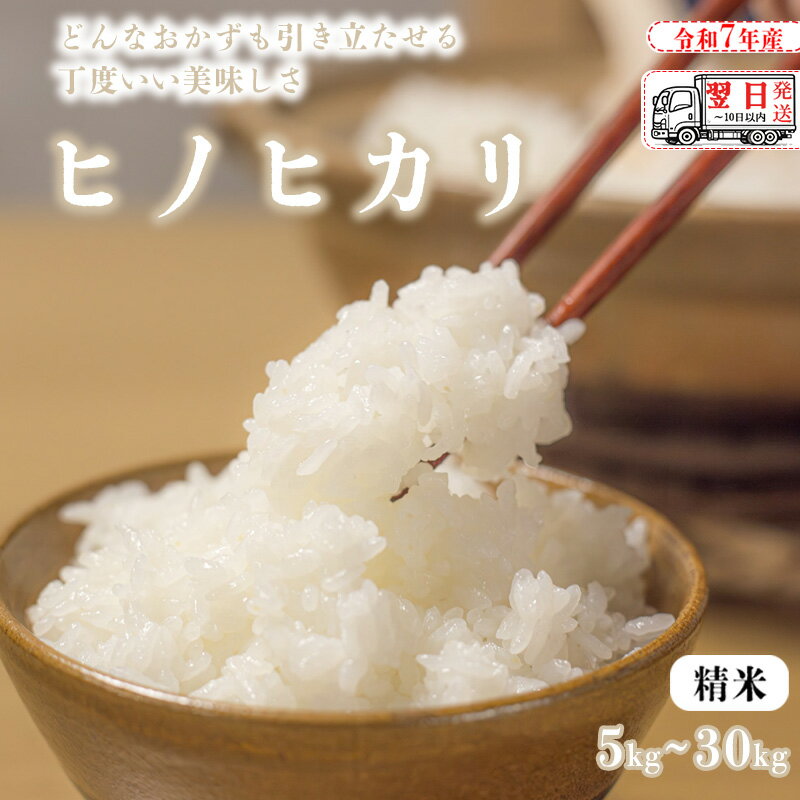 【ふるさと納税】【精米】 【新米予約】令和8年産 ヒノヒカリ 5kg 10kg 30kg 八千種米 お米 ごはん 兵庫県産 世界かんがい施設遺産登録『西光寺野疏水路』 ※10月20日以降に発送予定