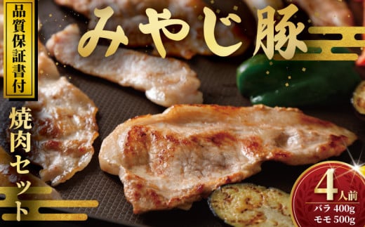 【バラ肉 もも肉 計900g】 みやじ豚 焼き肉 セット 豚 ブランド豚肉 国産 ぶたにく ぶた ブタ buta ばら肉 モモ肉 バラ もも やきにく BBQ バーベキュー 真空 パック ポーク しゃぶ すきやき すき焼き シャブシャブ お肉 肉 おにく 10000円 niku 冷蔵 生肉 神奈川 湘南 藤沢