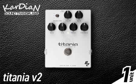 titania v2　ラウドネス リードプレイ 迫力 サウンドメイク 可能 ミッドレンジ リード エレキ ギター ベース 楽器 サウンド アクセサリ 音響機材 滋賀県 守山市 EC-0010