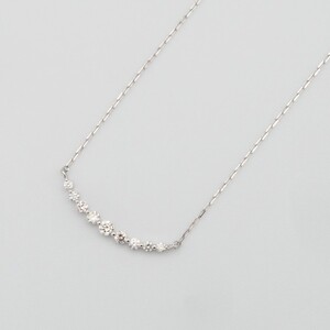 PT900/PT850 0.1ct ダイヤモンド ペンダントネックレス　FHH-019835