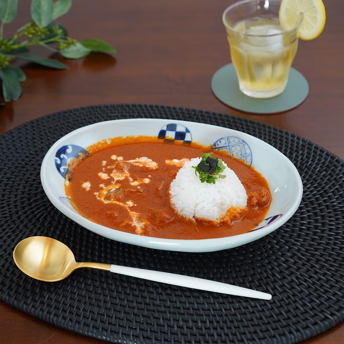 【ふるさと納税】有田焼 染付丸地紋楕円ボール 青雅堂 食器 器 うつわ 陶磁器 皿 ギフト 贈答 by004