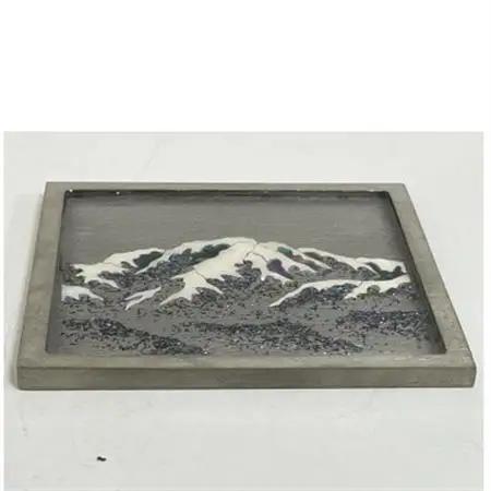 【高岡銅器】コースター立山_装飾品・工芸品     雑貨・日用品  キッチン用品 _【1566095】