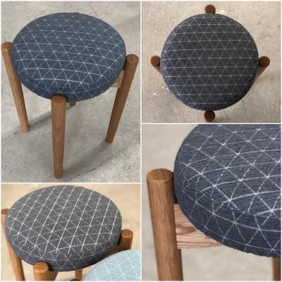 ふるさと納税 大川市 bolo stool 01【グレー/ウォールナット/高さ44cm】 |  | 01
