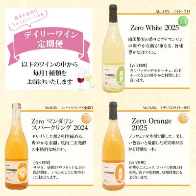 ふるさと納税 境町 【6ヶ月定期便/毎月お届け】デイリーワイン 750ml×1本 赤 白 ロゼ スパークリング ギフト |  | 01