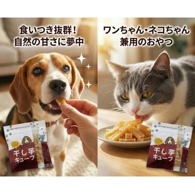 ふるさと納税 亀岡市 【ペット用】ペットフード 干し芋キューブ 4袋セット |  | 01