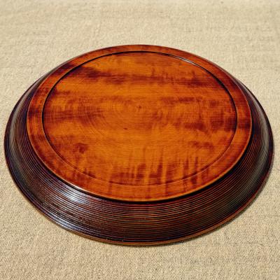 ふるさと納税 香川県 【香川漆器】33cm丸盆　スリ漆めばる彫 |  | 02