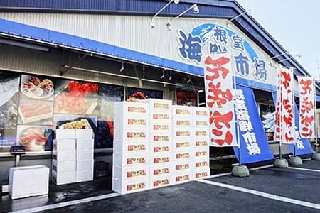 根室海鮮市場[直送]エゾバフンウニ(赤系)約80～90g×2折 B-28064【11月29日決済分まで年内配送】