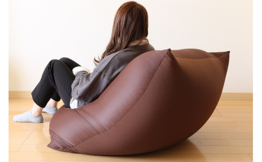 【特大ビーズソファ】DaractionⅡ　ブラウン（27-5）