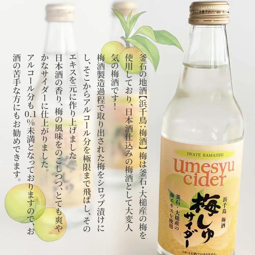 fn-10-043 梅しゅサイダー 340ml×24本 振興開発