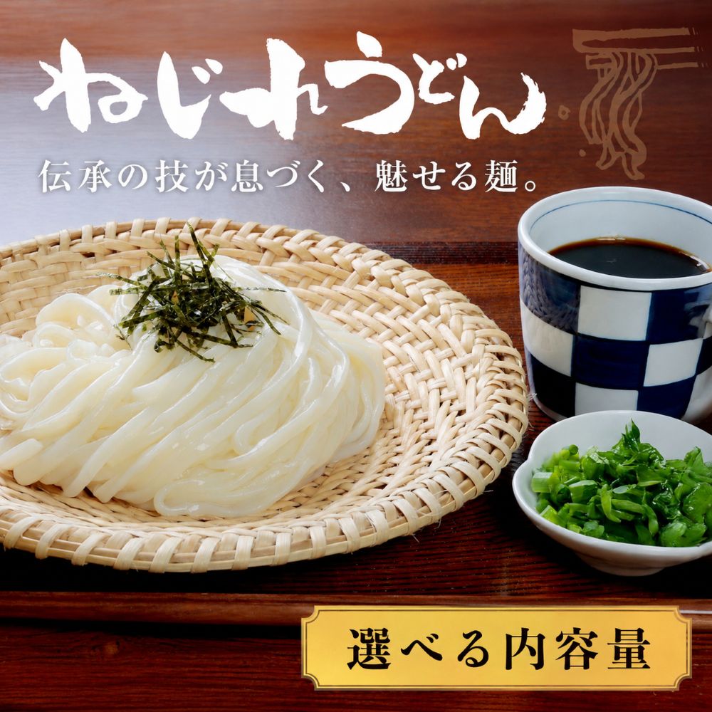 【ふるさと納税】うどん 上州地粉 ねじれうどん 選べる内容 | 贈答 お歳暮 つるつる のど越し もちもち 乾麺 うどん メディア 青空レストラン うどん 粕谷製麺所 群馬県 前橋市