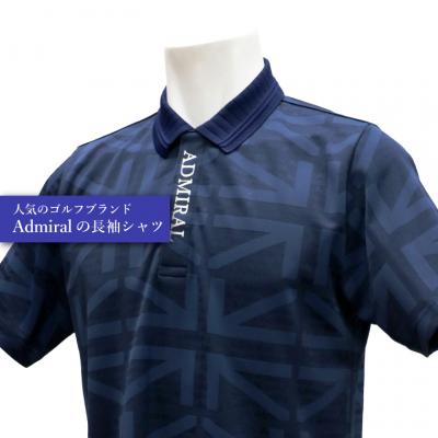 ふるさと納税 関市 ゴルフウェア アドミラル 半袖　LLサイズ　ネイビー　　日本製　Golf |  | 02
