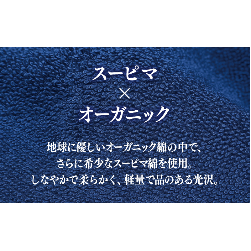 高級泉州タオル ラガマフィン フェイスタオル ネイビー 3枚【国産 日用品 上質 タオル 国内製造】 099H2470_イメージ4