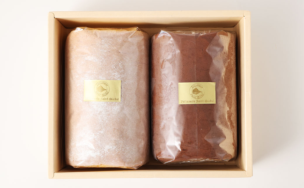 【7営業日以内発送】ブランロールケーキ＋ノアールロール 2本セット 計約850g ロールケーキ スイーツ デザート