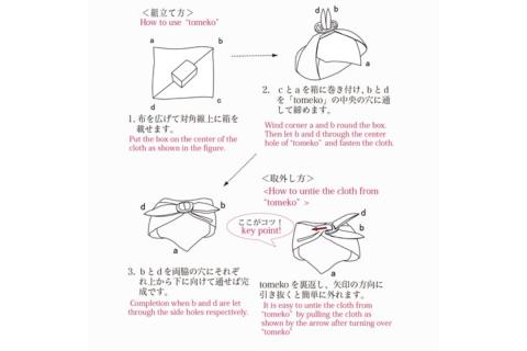 ウオーク社　お包みtomekoセットG（もみじ、しゃもじ）