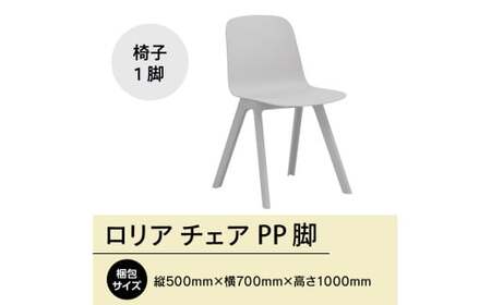 ロリア チェア PP脚　P3003-10W　GZ054