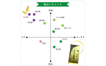 自社製造の深蒸しの八女茶！当園の最高級茶！天の抄（てんのしょう）100g入り　008-033
