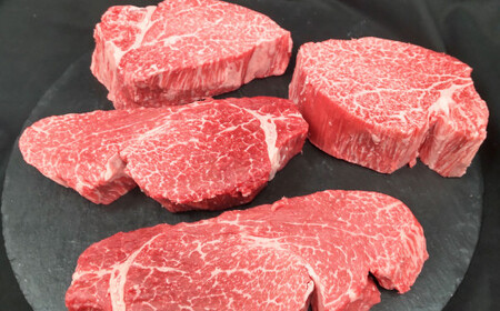 【常陸牛】ヒレステーキ 250g×4枚 | 計1kg 牛肉 肉 お肉 ヒレ ステーキ 冷凍 茨城県 守谷市