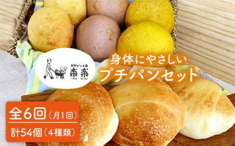 【全6回定期便】身体がよろこぶプチパンセット（卵・乳製品不使用）【天然パン工房楽楽】【いとしまごころ】 [AVC010]