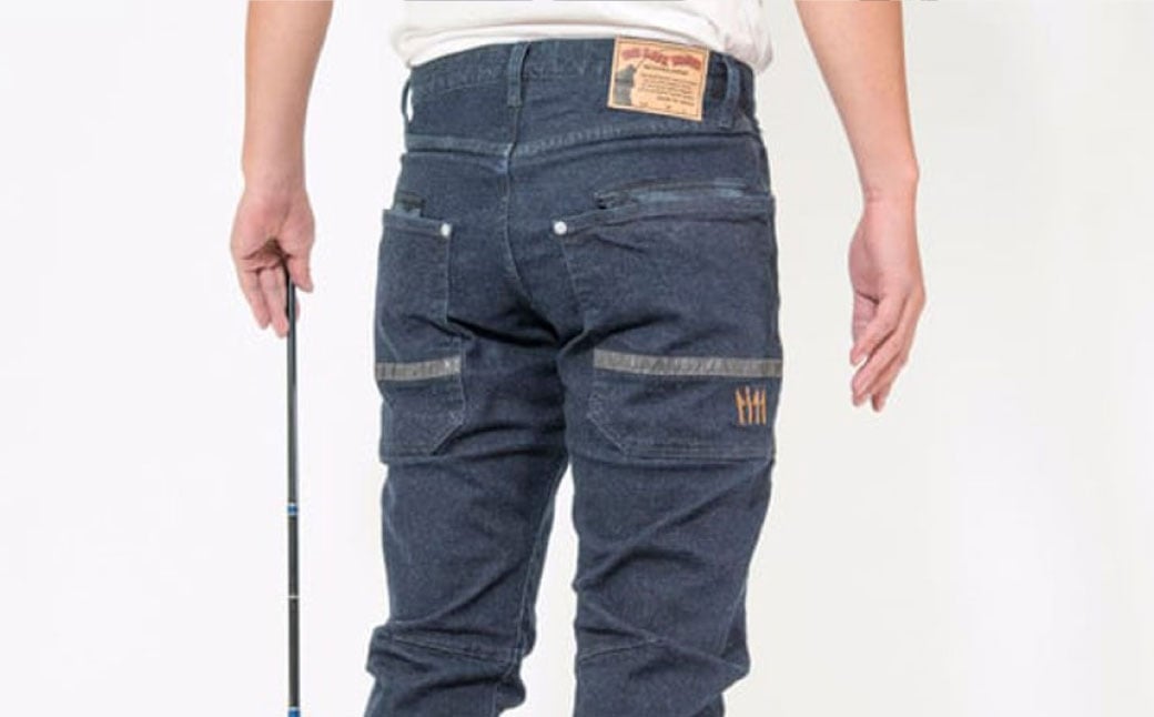 撥水ストレッチデニム釣り・アウトドア立体裁断ジーンズ BW-103VM