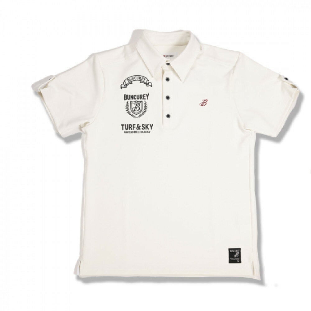 【ふるさと納税】BUNCUREY　ゴルフウェア　ロゴポロシャツ（BM23SS-01-042）