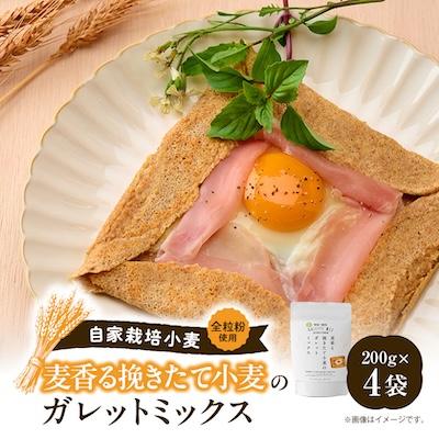 ふるさと納税 養父市 挽きたて小麦のガレットミックス