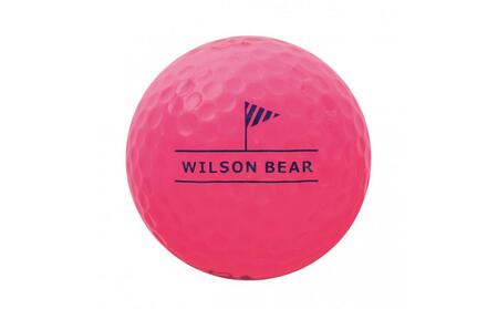 ゴルフボール Wilson BEAR4（ピンク）12球入り ゴルフボール