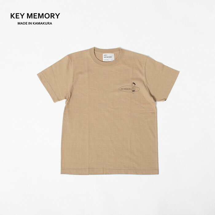 【ふるさと納税】《1》レディースL・メンズS〜M サーフTシャツ BEIGE | ふるさと 納税 楽天ふるさと 神奈川県 神奈川 鎌倉市 鎌倉 支援品 返礼品 返礼 tシャツ ティーシャツ ティシャツ 半袖 男女兼用 おしゃれ オシャレ 大人 トップス カットソー カジュアル 服 お礼の品