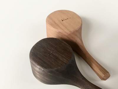 山桜orチェリーのコーヒーメジャースプーン　10g　木製　【WOOD STUDIO KUZE’S】 MBA006