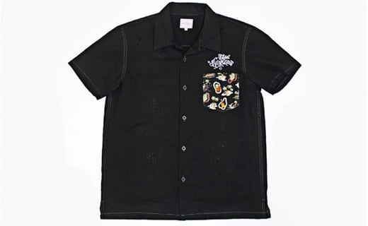 GONZO SURF ハワイアンオープンカラーシャツ ナイトブラック　サイズM 