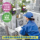 【ふるさと納税】お墓の清掃・除草 代行 お墓 清掃 除草 お盆 お彼岸 帰省 プレゼント 茨城県 高萩市【作業場所：高萩市内限定】